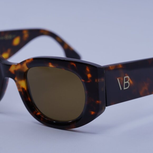 Victoria Beckham VB654S 234 Sunglasses Havana Oval Frame, Brown Lenses - Picture 4 of 11